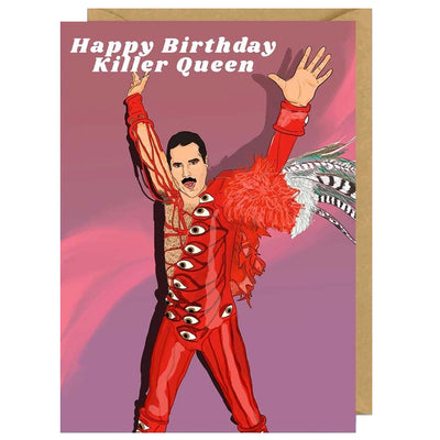 Freddie Mercury - Happy Birthday Killer Queen Birthday Card
