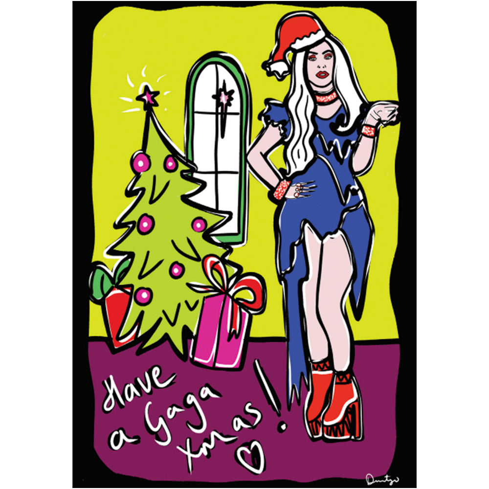 Dusty O Divas Christmas Card - Lady Gaga