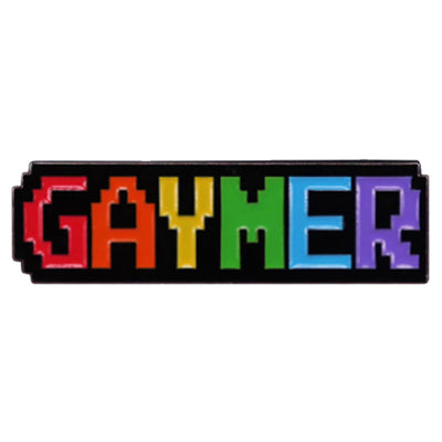 Gay Pride Gaymer Enamel Pin