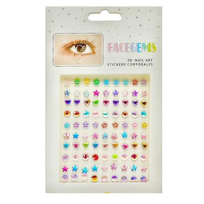 Mini Adhesive Face & Nail Jewels - Pack 1