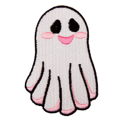 Cute Ghost Embroidered Iron-On Patch