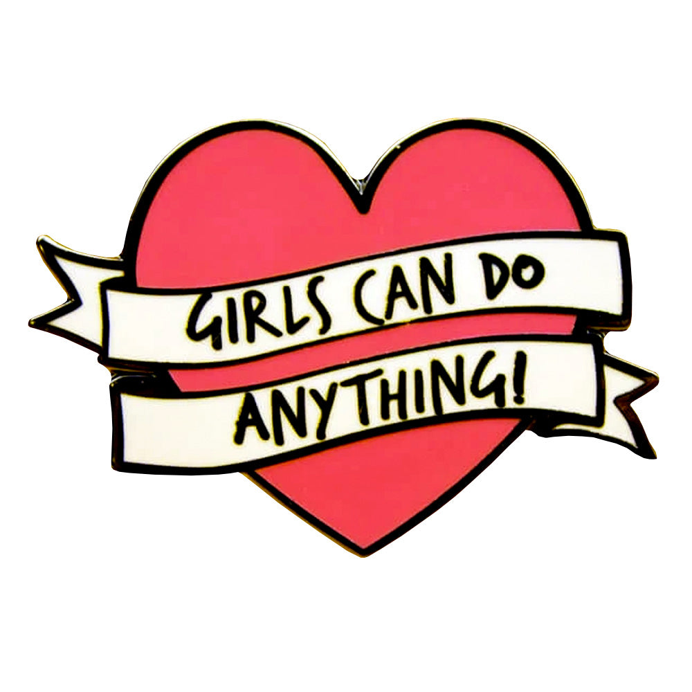 Girls Can Do Anything Enamel Pin