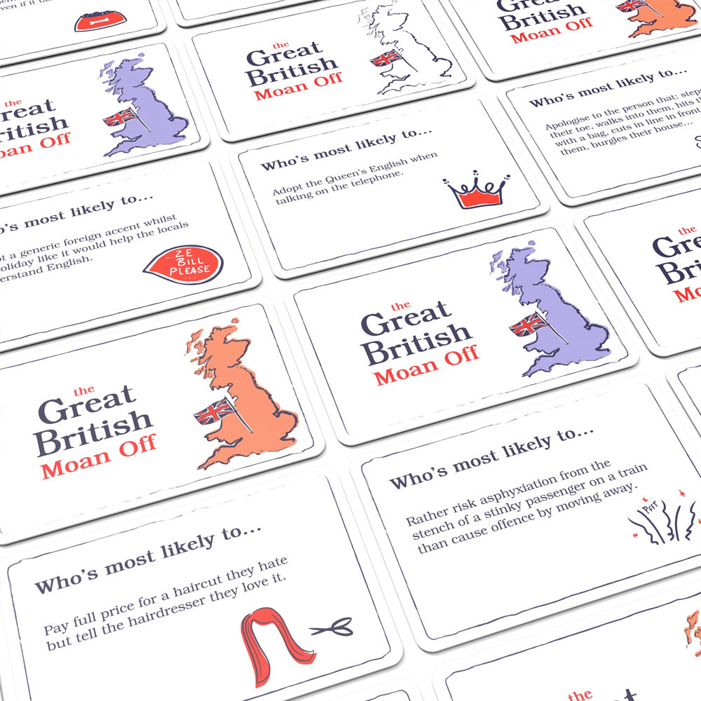 Great British Moan Off Card Game