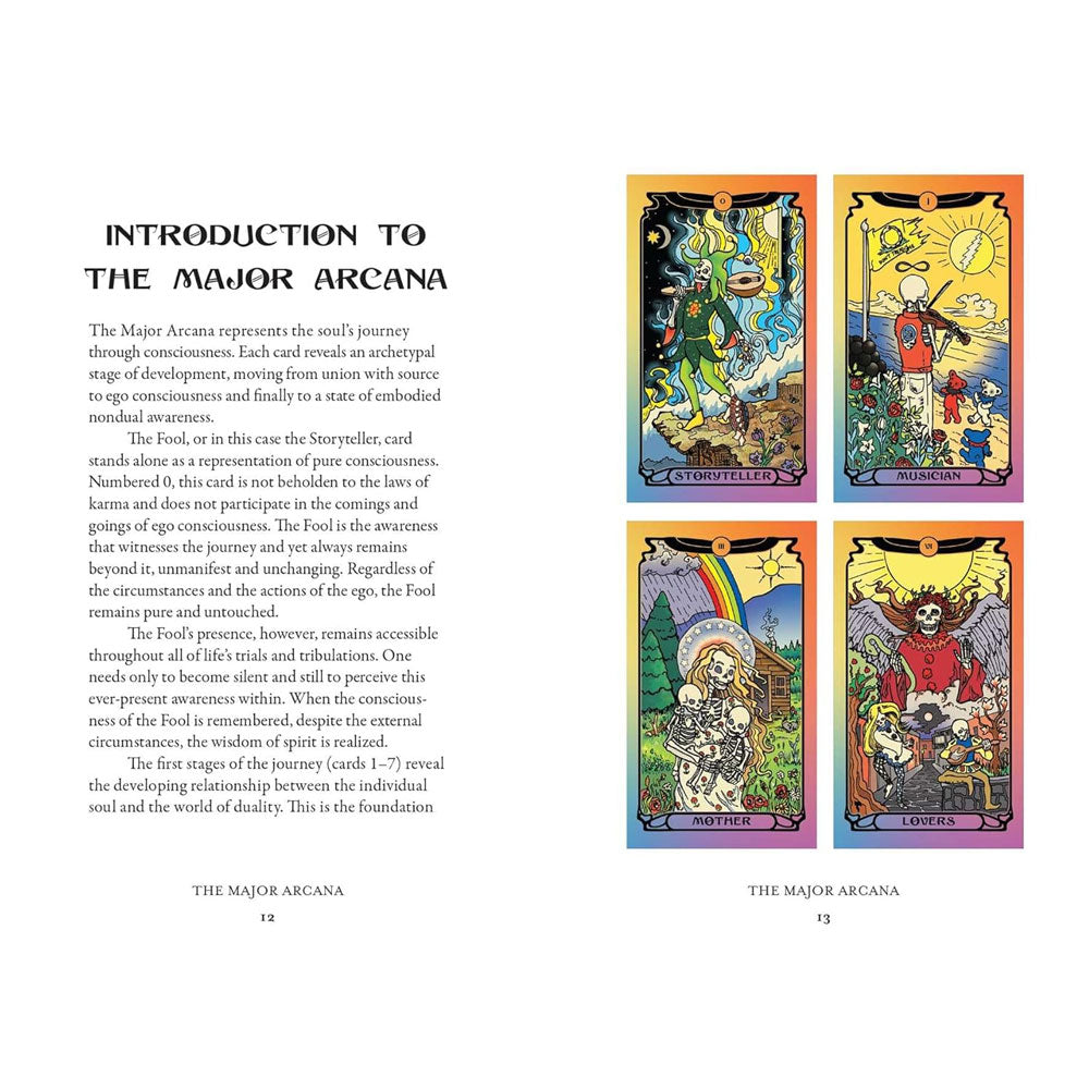 Grateful Dead Tarot Cards & Guidebook