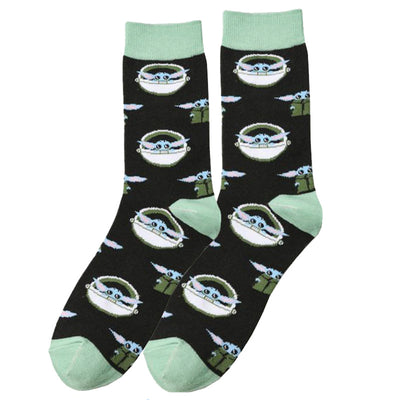 Horror & Movie Socks - Grogu (Baby Yoda) (One Size Gender Neutral)