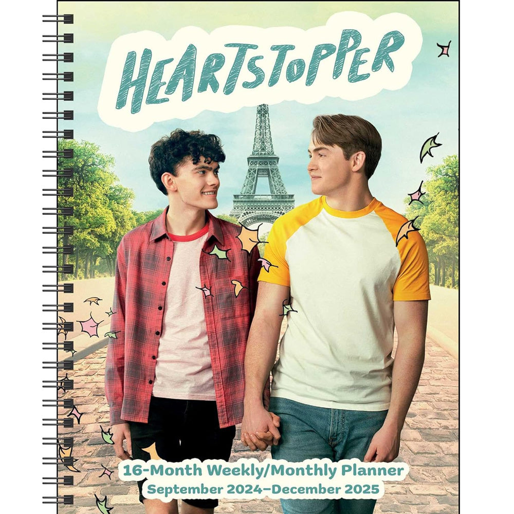 Heartstopper 16-Month 2024-2025 Weekly/Monthly Planner Calendar with Bonus Stickers