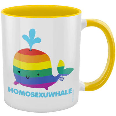 Homosexuwhale 2-Tone Mug