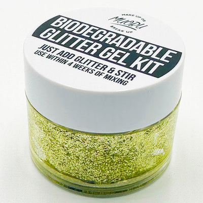 Biodegradable Glitter Gel - Metallic Gold (Fine Glitter)