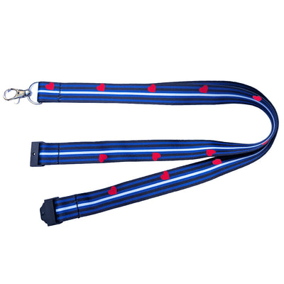 Leather Pride Flag Lanyard 
