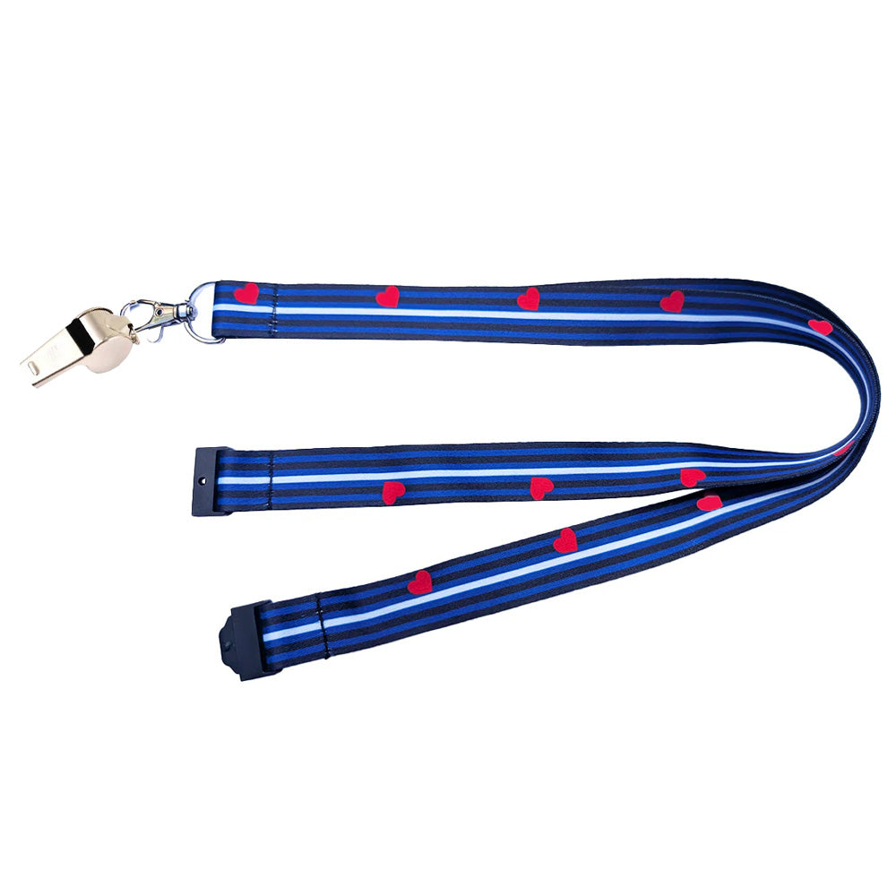 Leather Pride Lanyard And Whistle