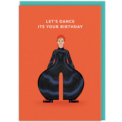 David Bowie - Let's Dance It's Your Birthday Greetings Card