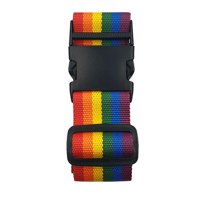 Gay Pride Rainbow Canvas Luggage Strap