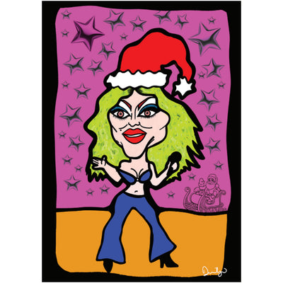 Dusty O Divas Christmas Card - Madonna (Design 2)