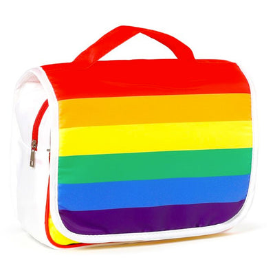 Gay Pride Rainbow Hanging Toiletry Makeup Wash Bag