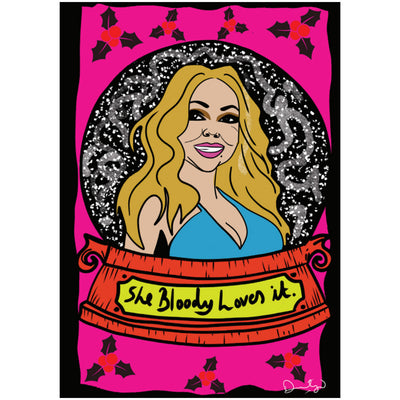 Dusty O Divas Christmas Card - Mariah Carey