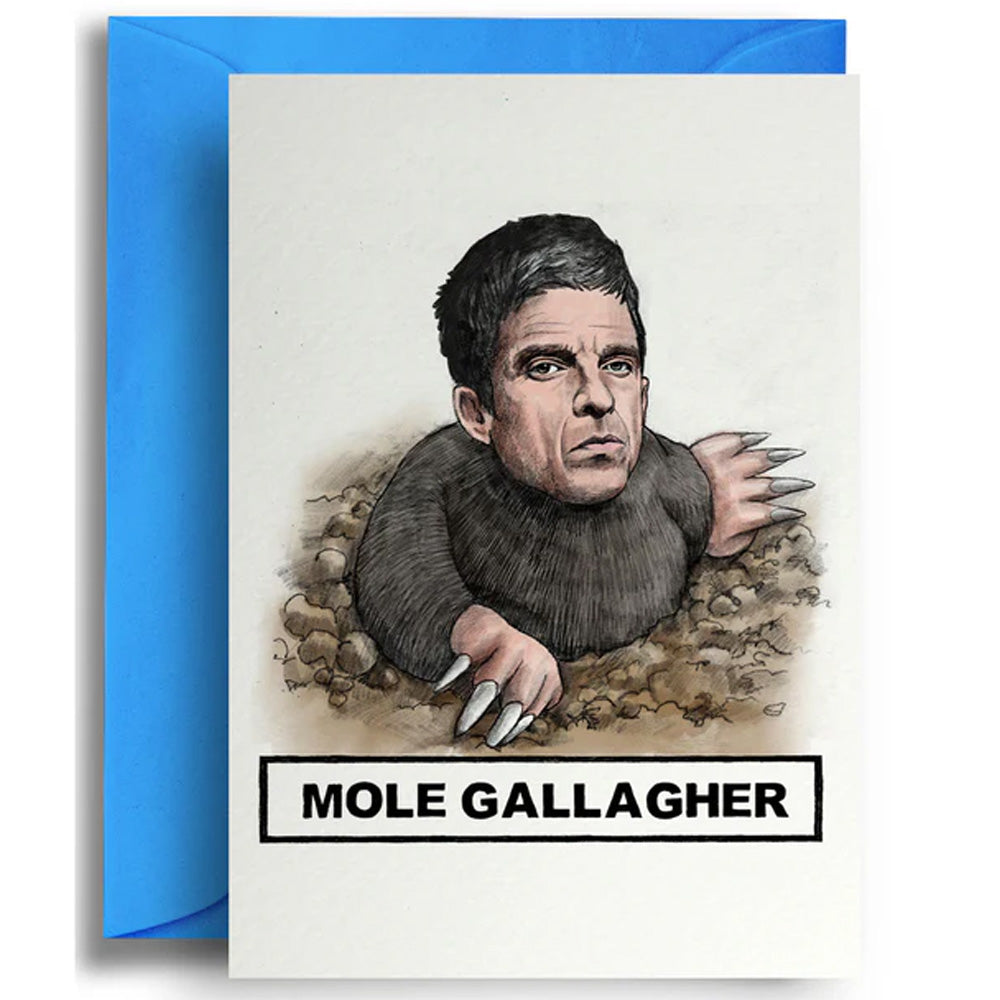 Mole Gallagher - Greetings Card