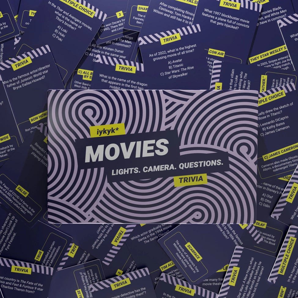 Movies Trivia Card Game