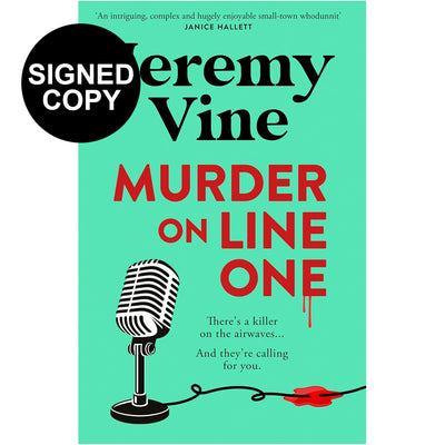 Jeremy Vine - Murder On Line One Book (Signed Copy)