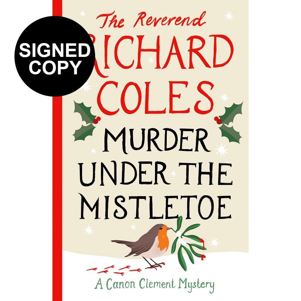 Murder Under the Mistletoe Book (Signed Copy) Reverend Richard Coles