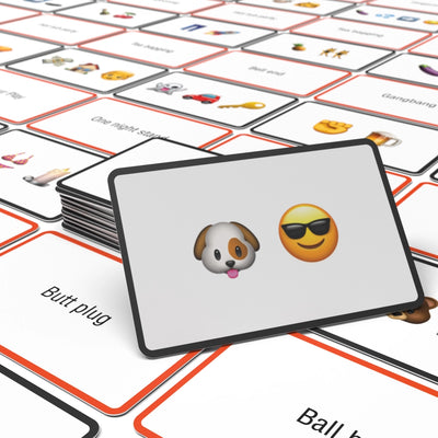 Name the Emoticon - X Rated Card Game