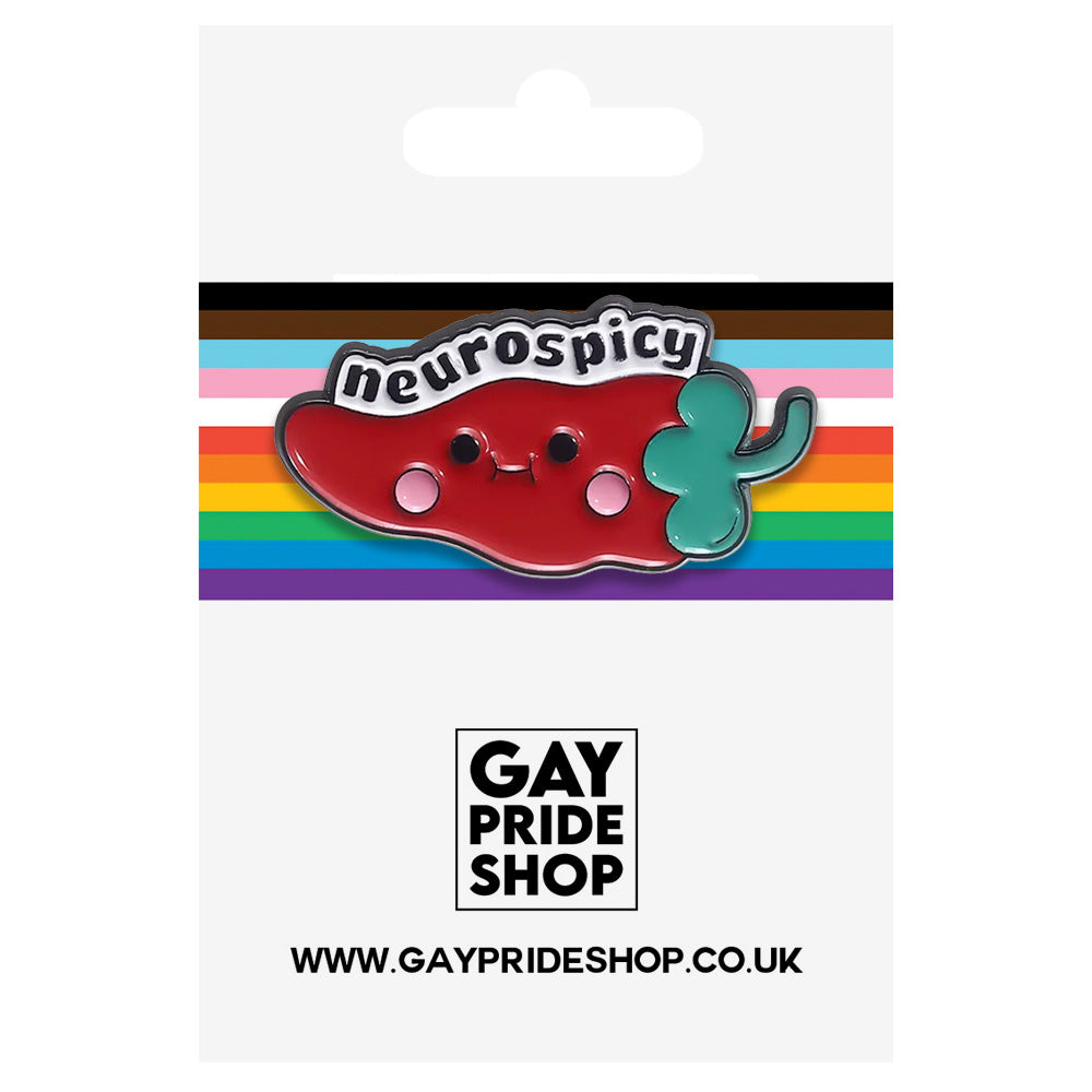 Neuro Spicy Metal & Enamel Pin