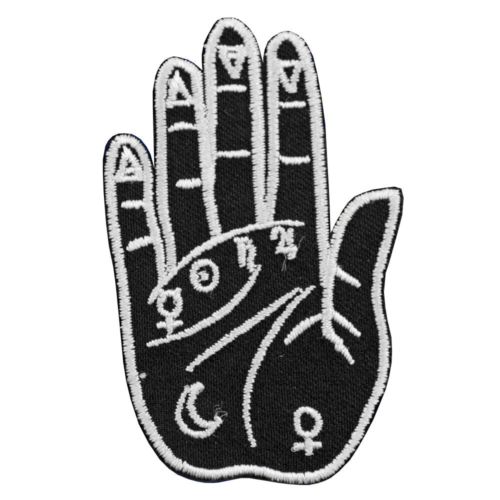 Palmistry Iron-On Embroidered Festival Patch