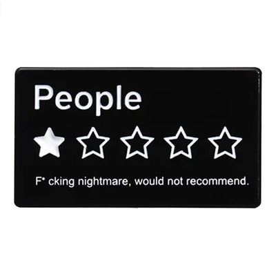 People (1 Star) Metal & Enamel Pin