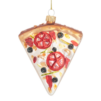 Pizza Slice Shaped Christmas Decoration Bauble