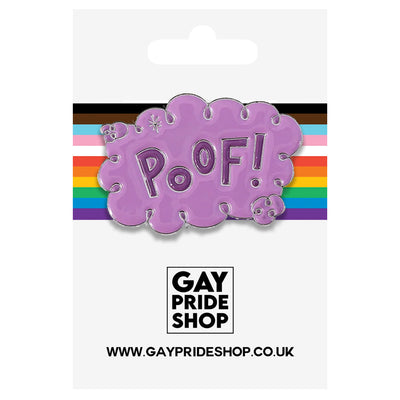 Poof! (Puff of Smoke) Metal & Enamel Pin