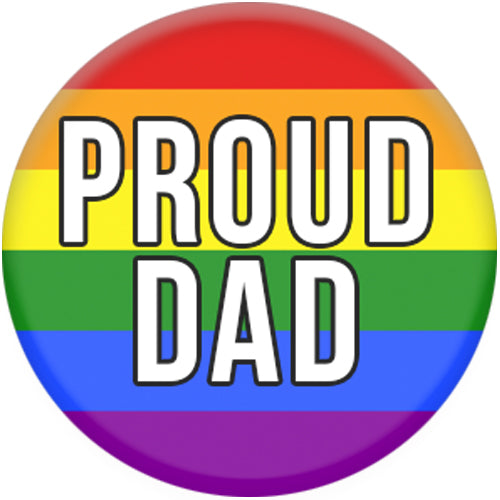 Proud Dad Small Pin Badge