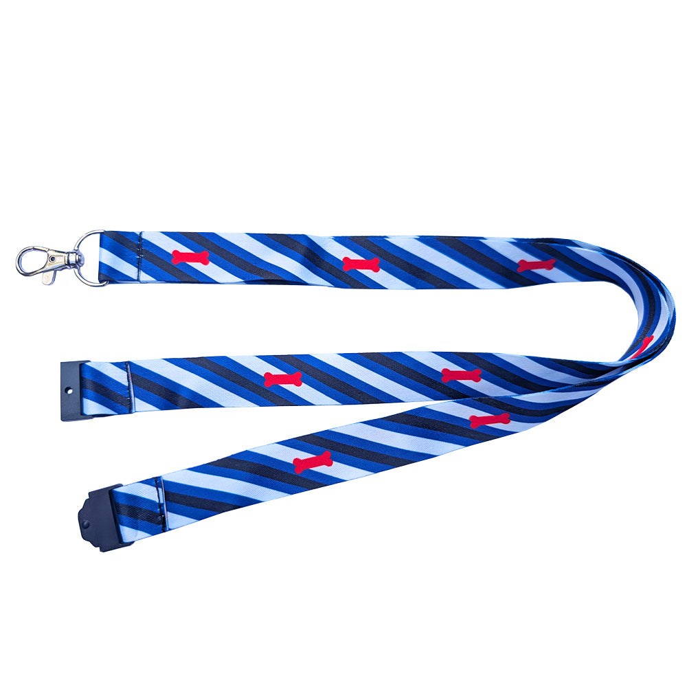 Puppy Pride Flag Lanyard
