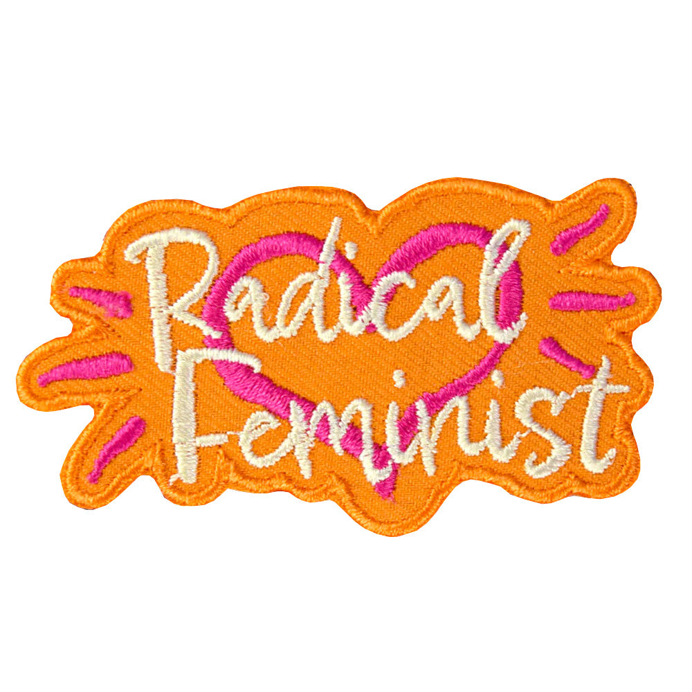 Radical Feminist Iron-On Embroidered Festival Patch