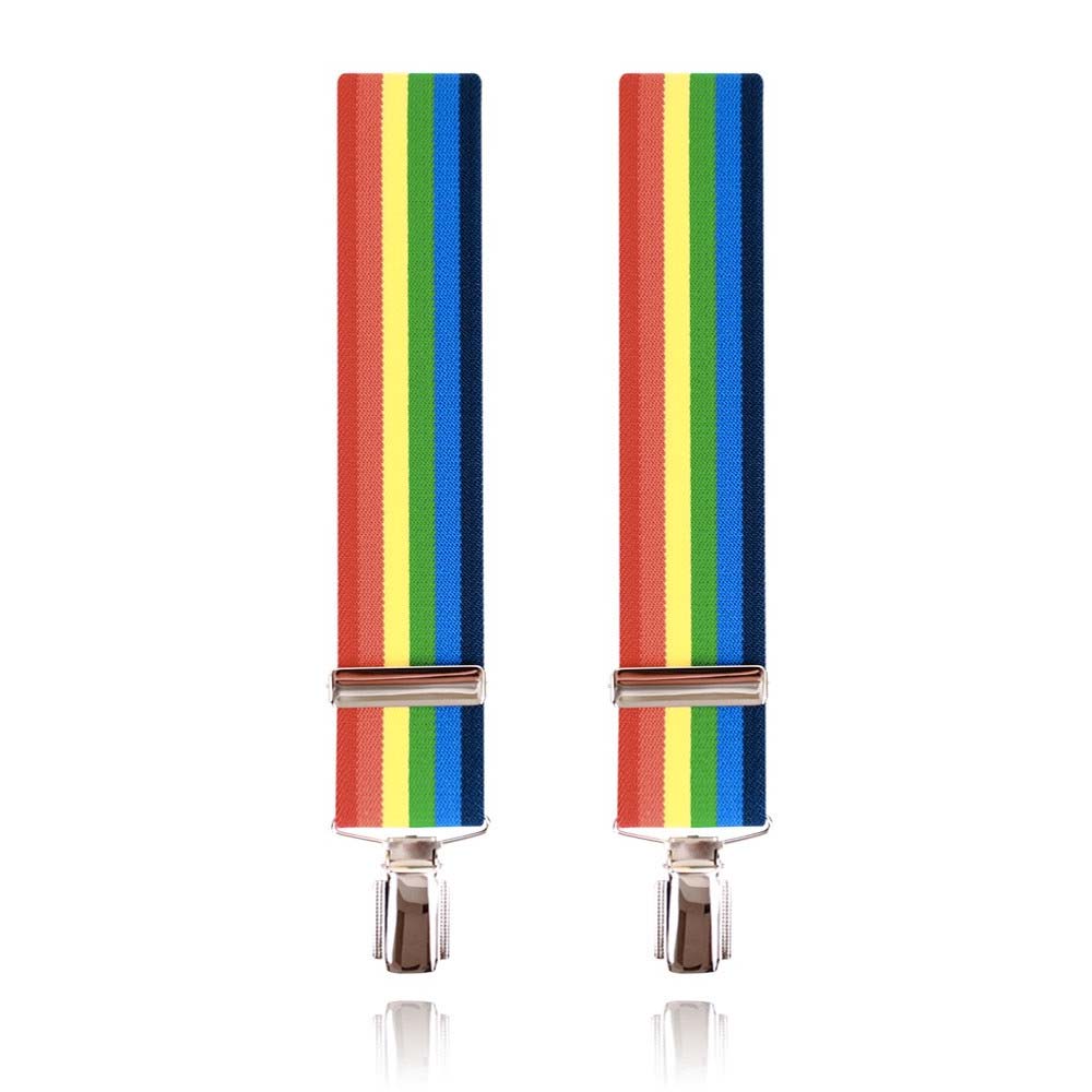 Gay Pride Rainbow Braces