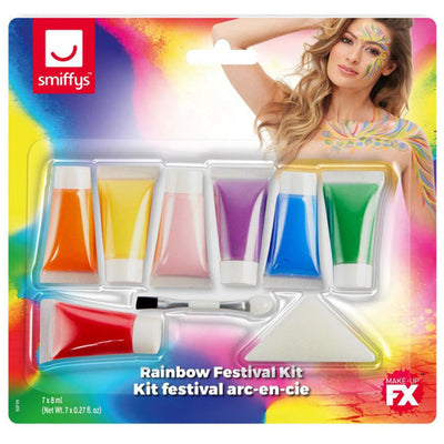 Rainbow Festival Face & Body Paint Kit