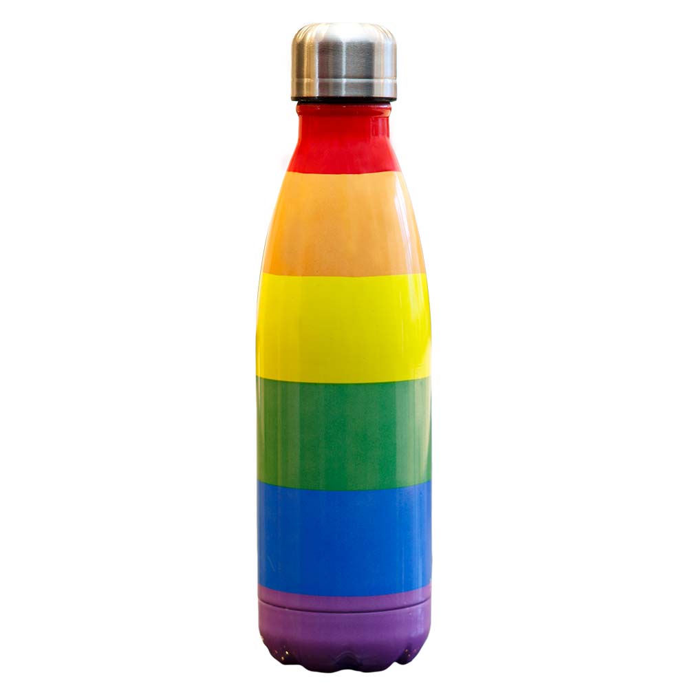 Gay Pride Rainbow Stainless Steel Vacuum Flask