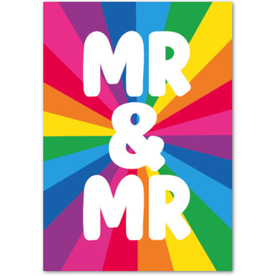 Mr & Mr - Gay Wedding Card