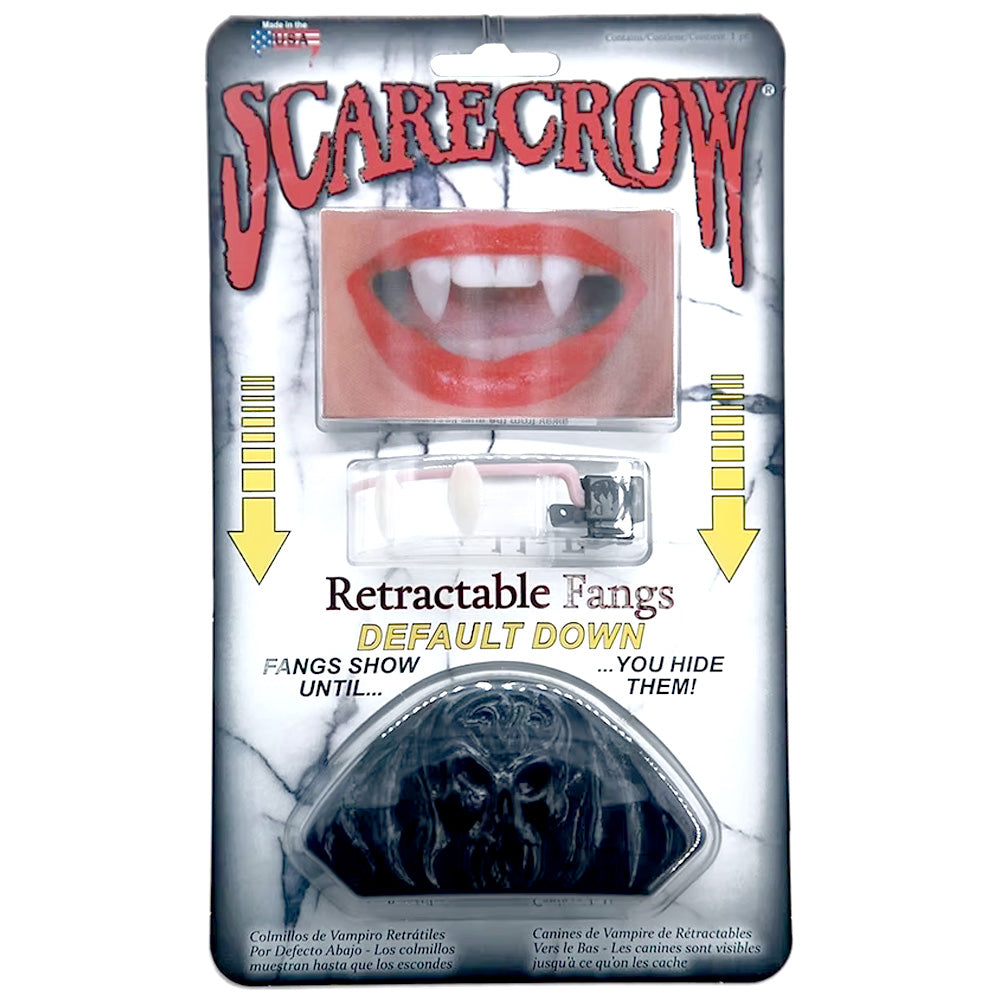 Scarecrow Retractable Fangs - Default Down – www.gayprideshop.co.uk
