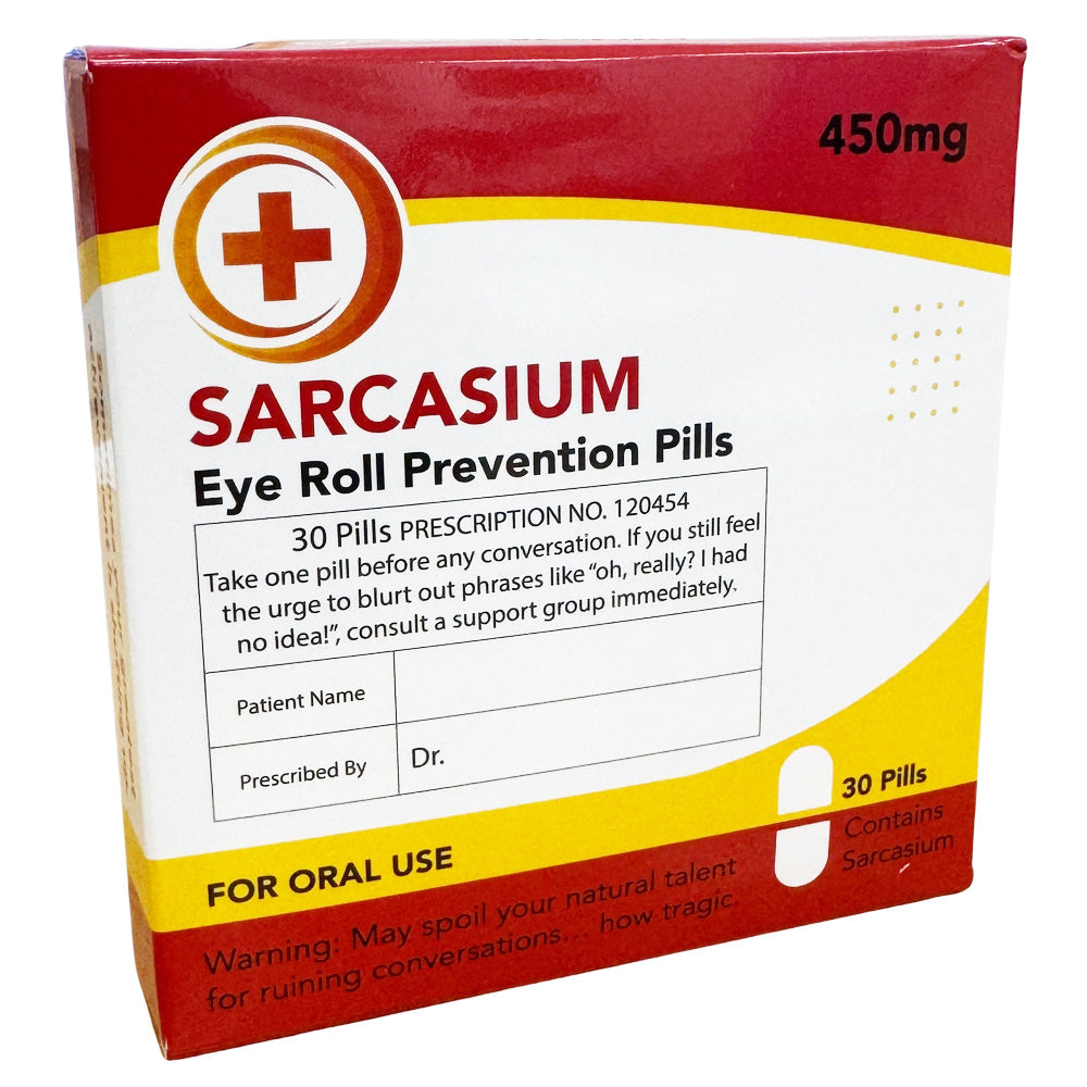 Candy Mints - Sarcasium (Novelty Eye Roll Prevention Pills)