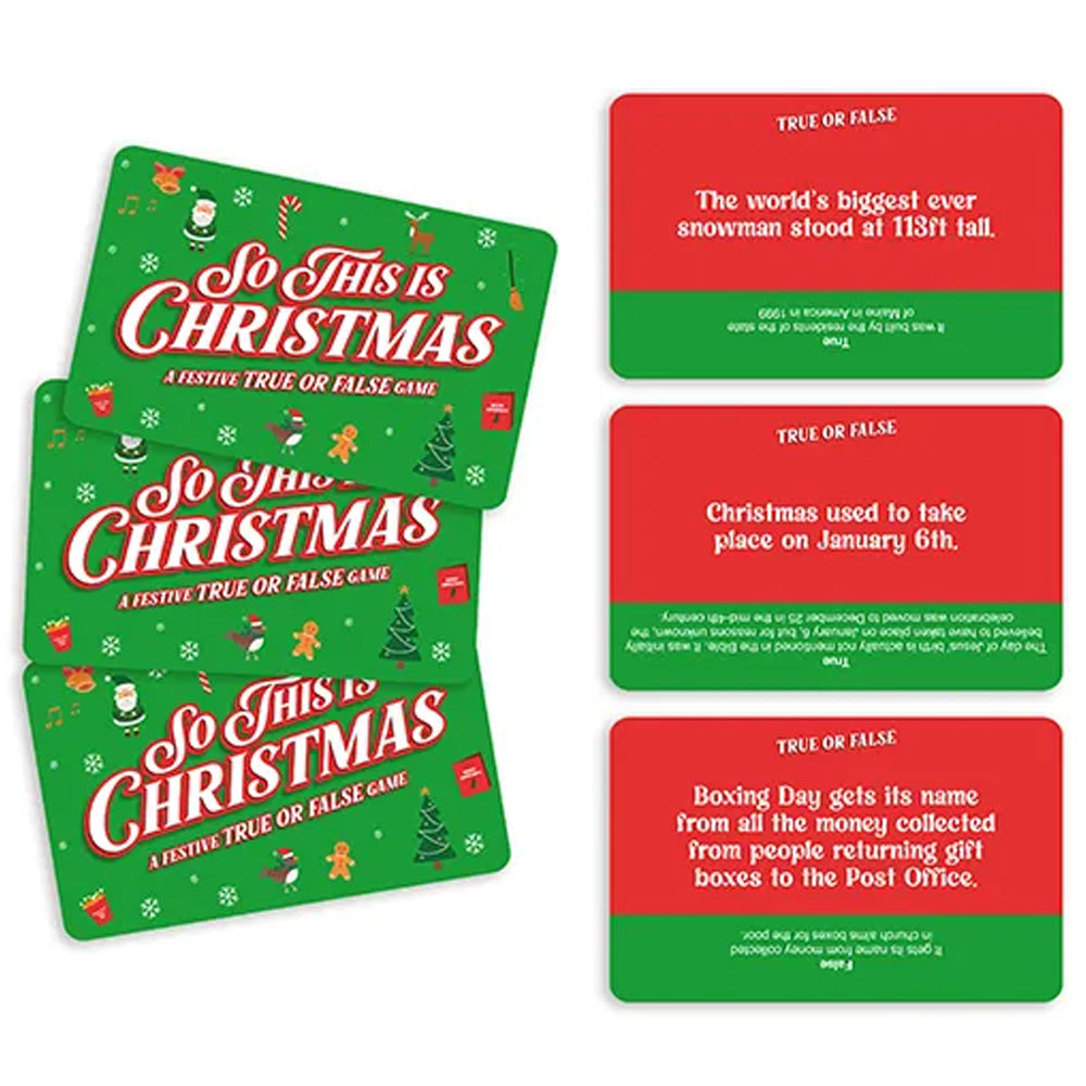 So This Is Christmas – A Festive True or False Game
