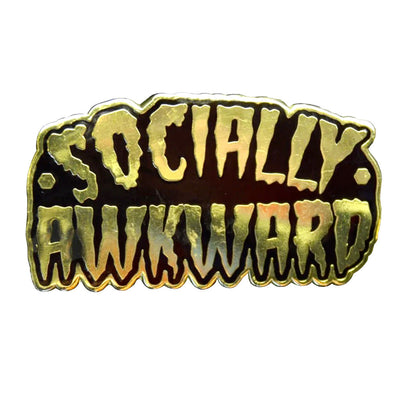 Socially Awkward Enamel Pin