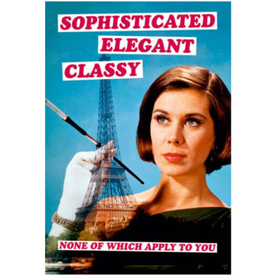 Sophisticated Elegant Classy Fridge Magnet