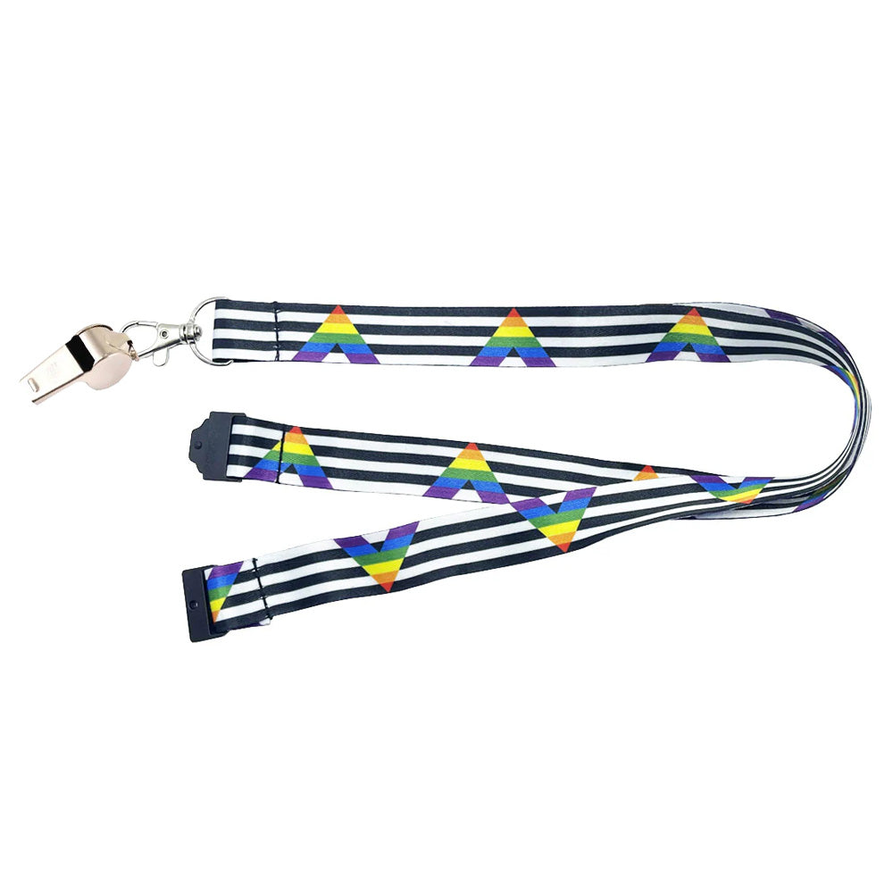 Straight Ally Lanyard And Whistle
