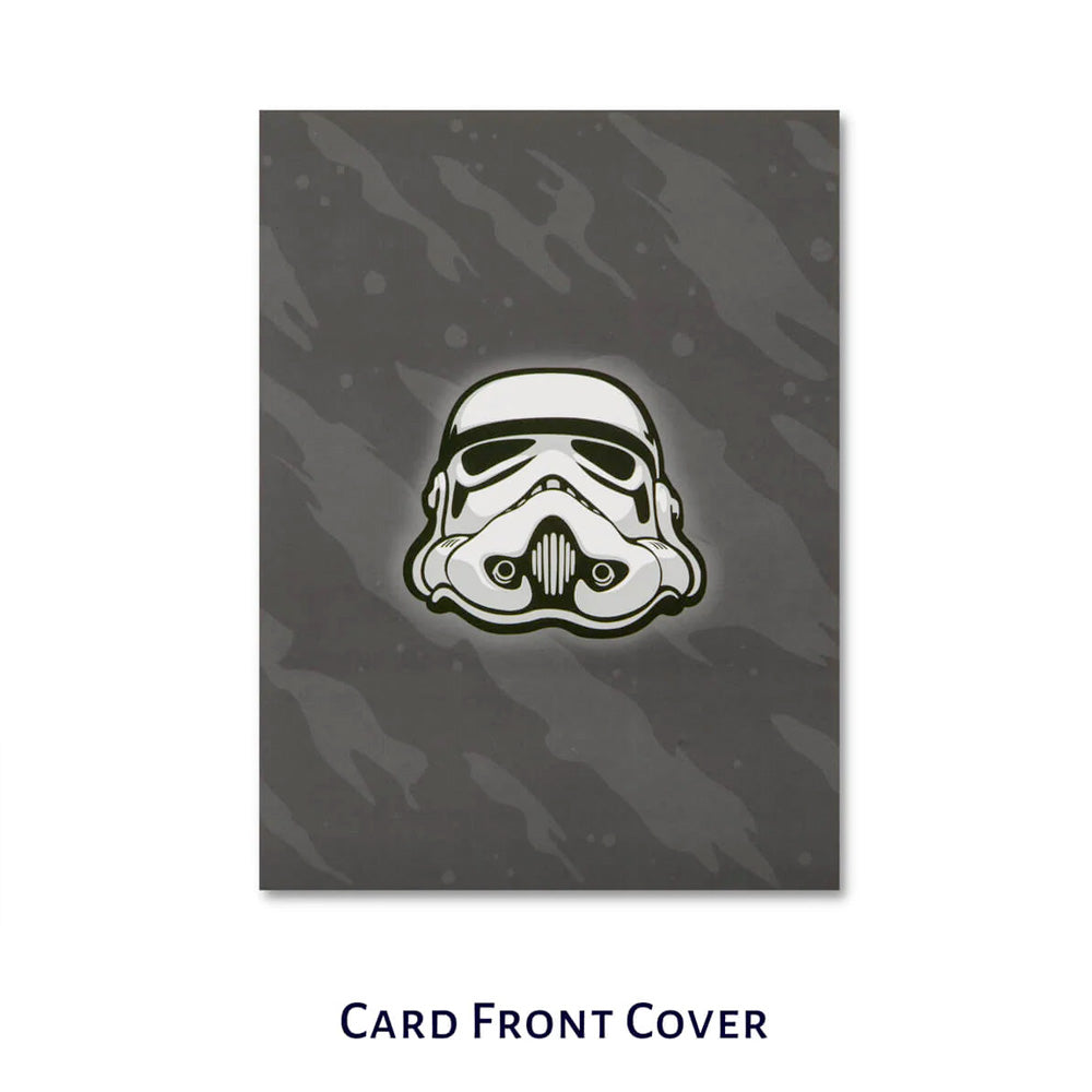 Stormtrooper Helmet Pop Up Card - Greetings Card
