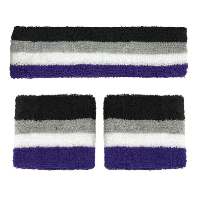 Asexual Headband & 2 Sweatbands Set