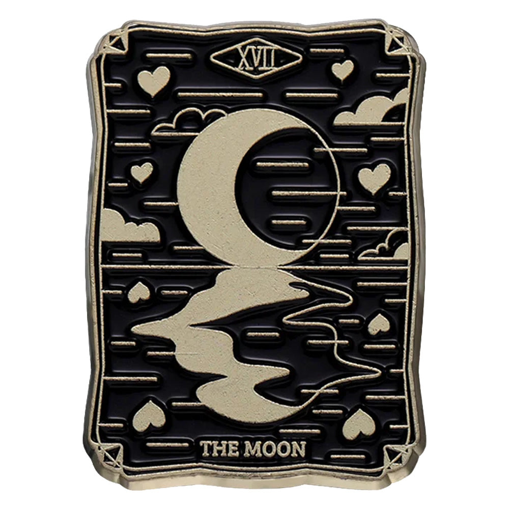 Tarot - The Moon Metal & Enamel Pin