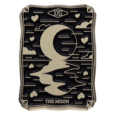 Tarot - The Moon Metal & Enamel Pin