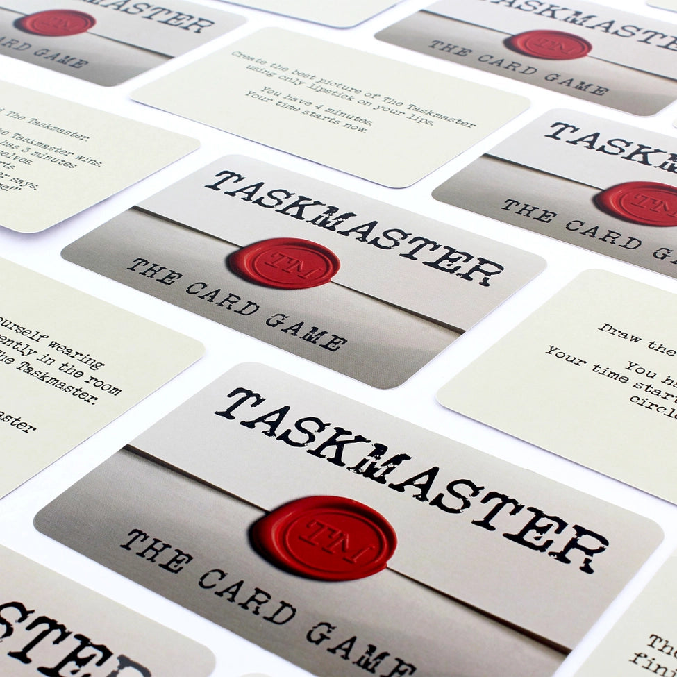 Taskmaster Card Game