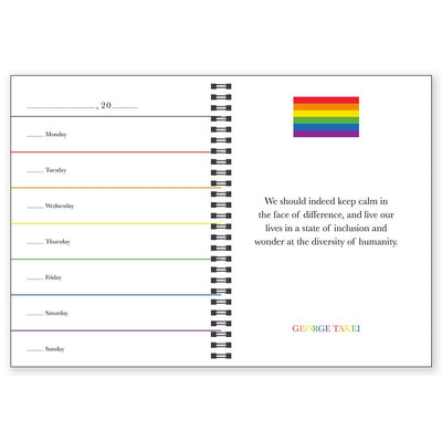 Gay Agenda - 52 Week Undated Agenda Book (Includes Stickers)