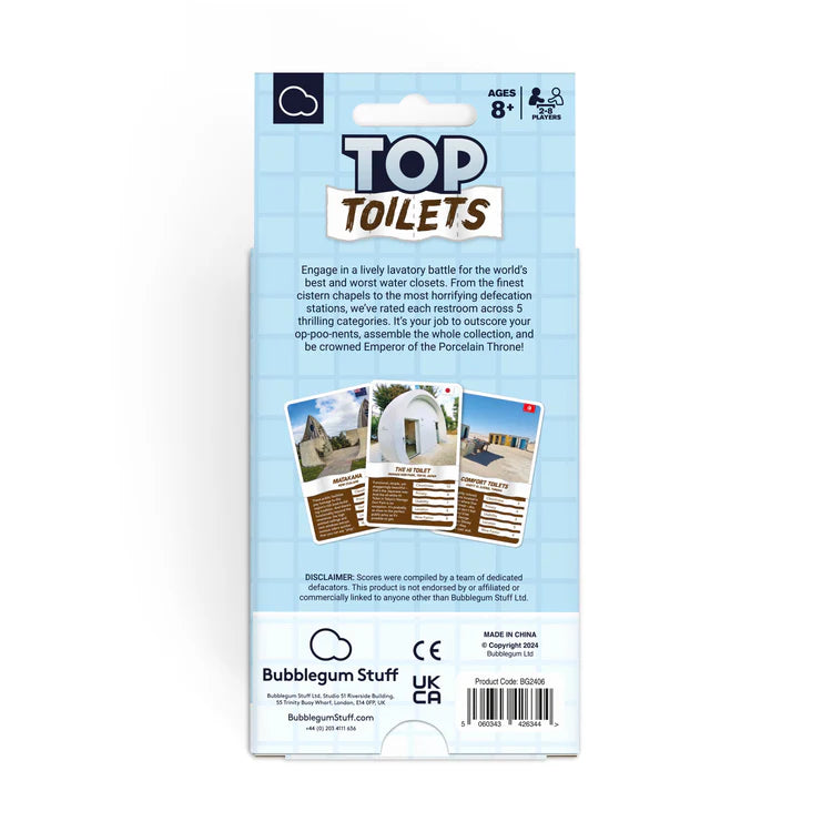 Top Toilets Card Game