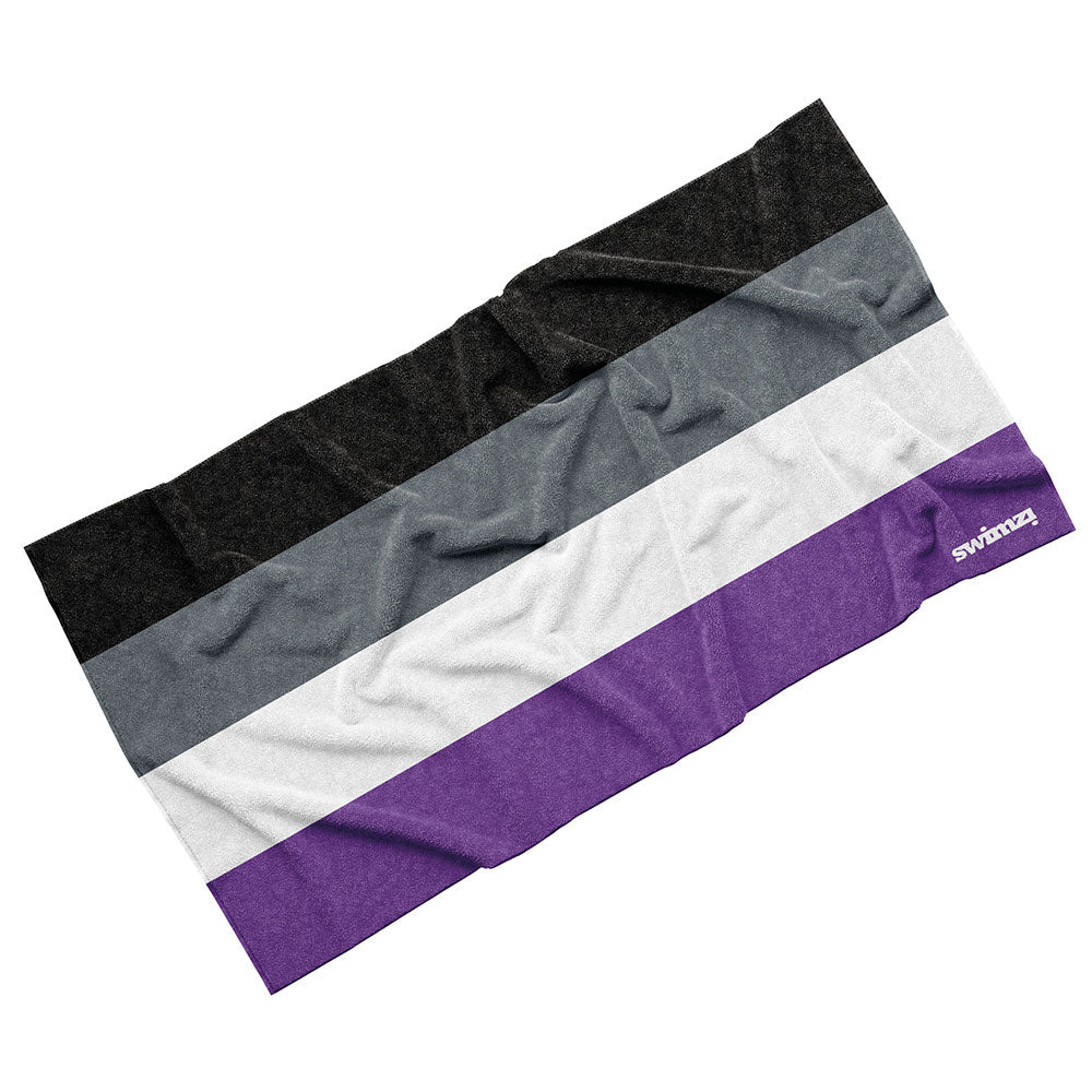 Luxury Cotton Towel - Asexual Pride